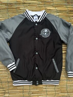 Disney Jack Skellington Varsity Jacket Nightmare Before Christmas Size 11/12